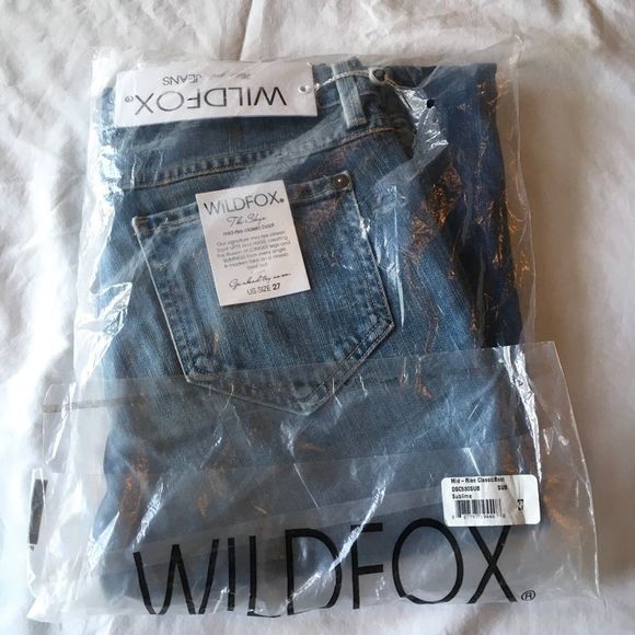 Mid-rise classic boot cut jeans size 27 - Picture 4 of 4